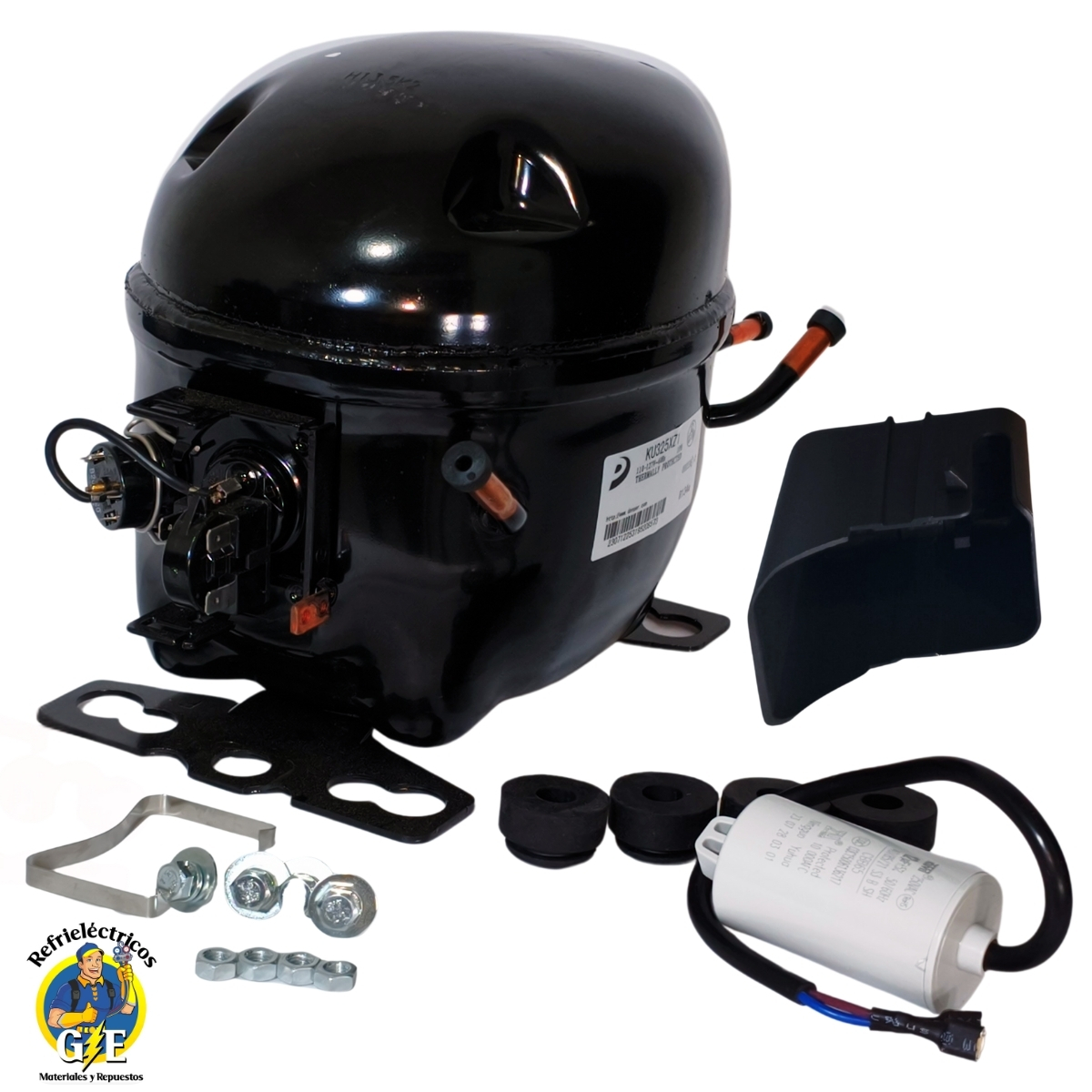 Compresor Nevera 1/3 HP Donper Original - Motor para Refrigeración R134a 110V (Alta Eficiencia) - Imagen 5