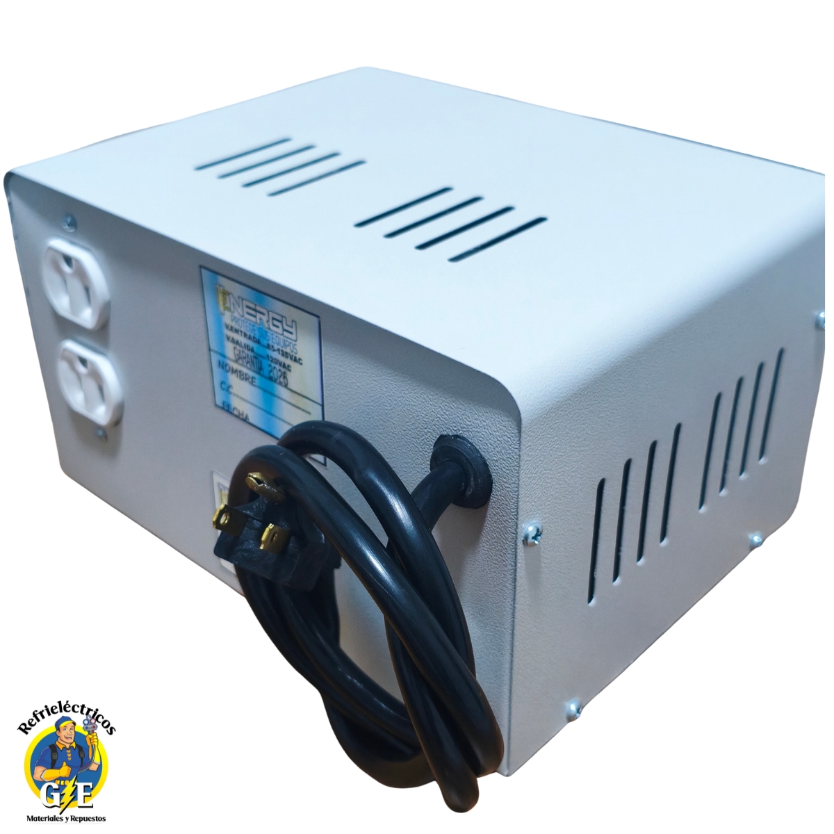 Estabilizador Elevador de Voltaje Tenergy 2000W - Protector de Voltaje Profesional para Neveras y Lavadoras (Modelo TER-2000W) - Imagen 7
