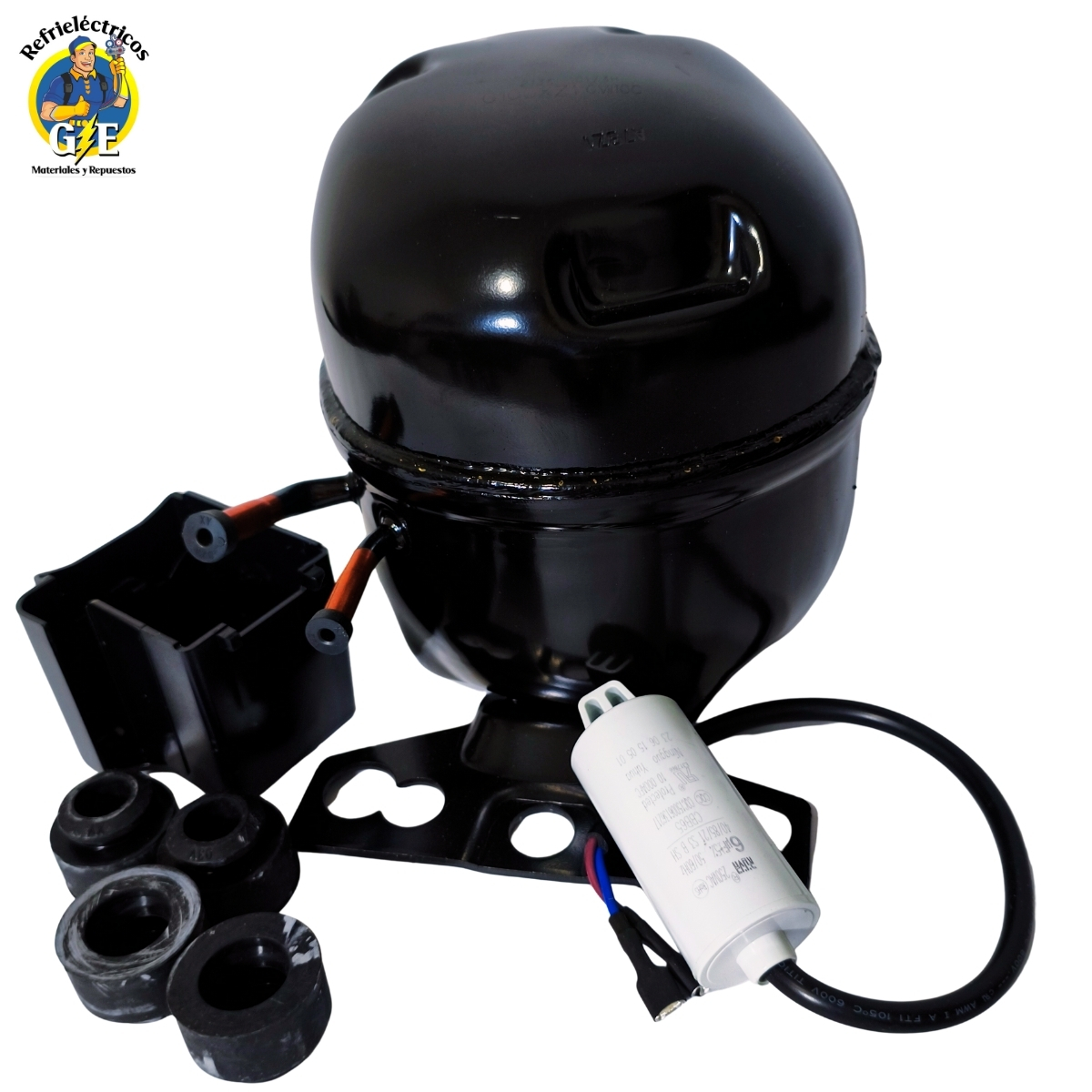 Compresor Nevera 1/8 HP Donper Original - Motor de Refrigeración R134a 110V (Modelo AG100XZ1) - Imagen 6
