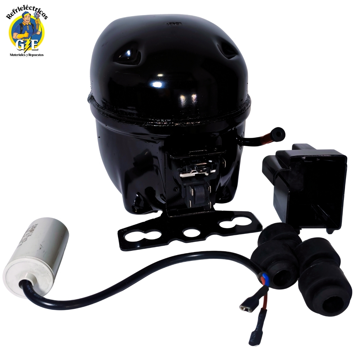 Compresor Nevera 1/5 HP Donper Original - Motor de Refrigeración R134a 110V (Modelo LU66XZ1) - Imagen 8