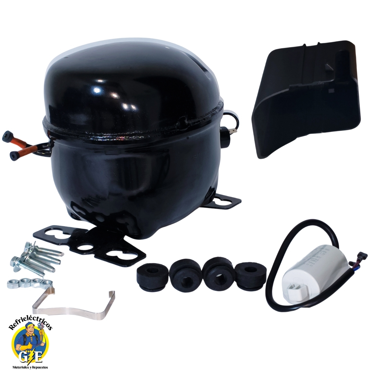 Compresor Nevera 1/3 HP Donper Original - Motor para Refrigeración R134a 110V (Alta Eficiencia) - Imagen 9