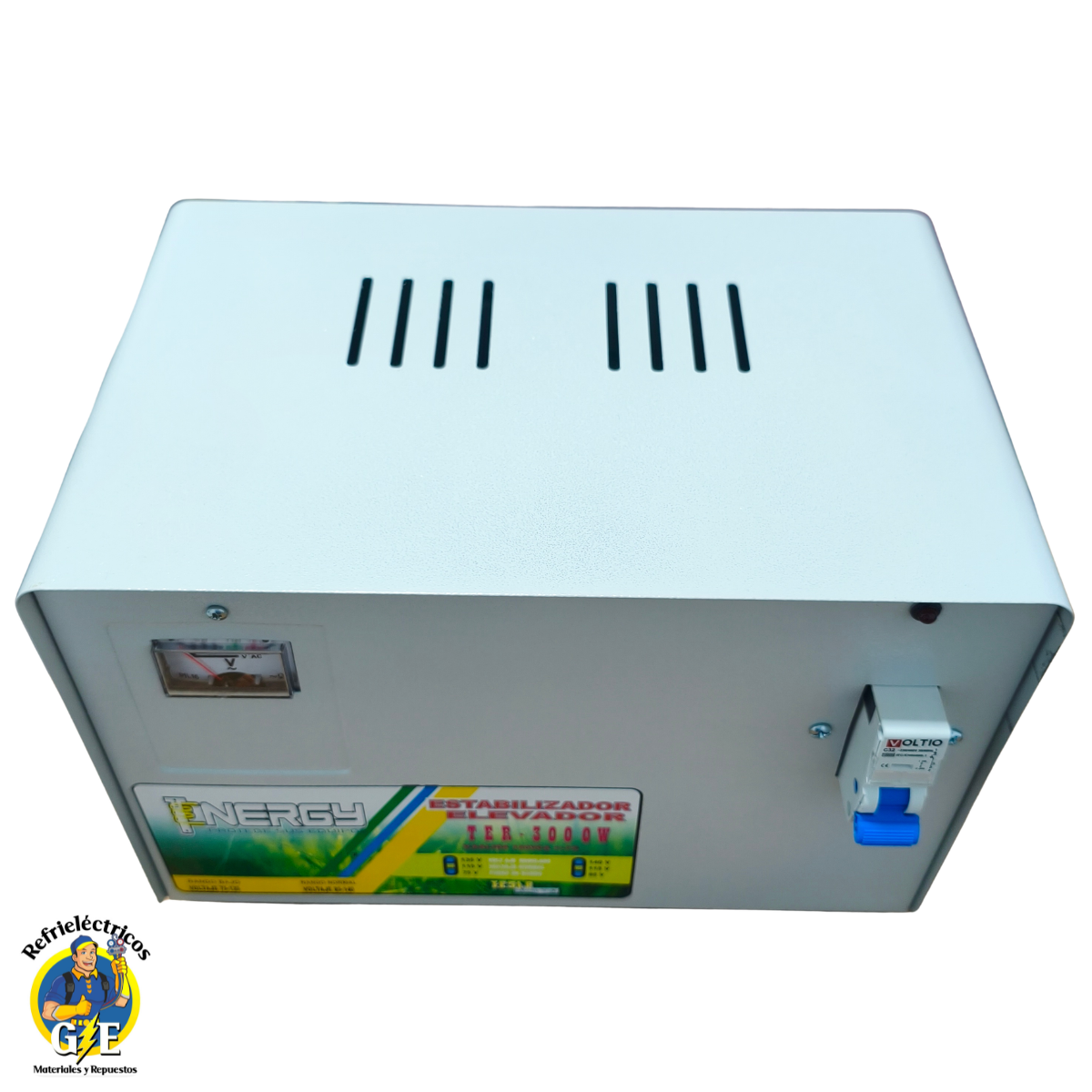 Estabilizador Elevador de Voltaje Tenergy 3000W - Protector Profesional para Neveras, Lavadoras y Hogar (Modelo TER-3000W) - Imagen 10
