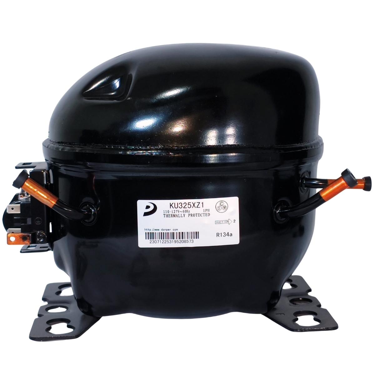 Compresor Nevera 1/3 HP Donper Original - Motor para Refrigeración R134a 110V (Alta Eficiencia) - Imagen 11