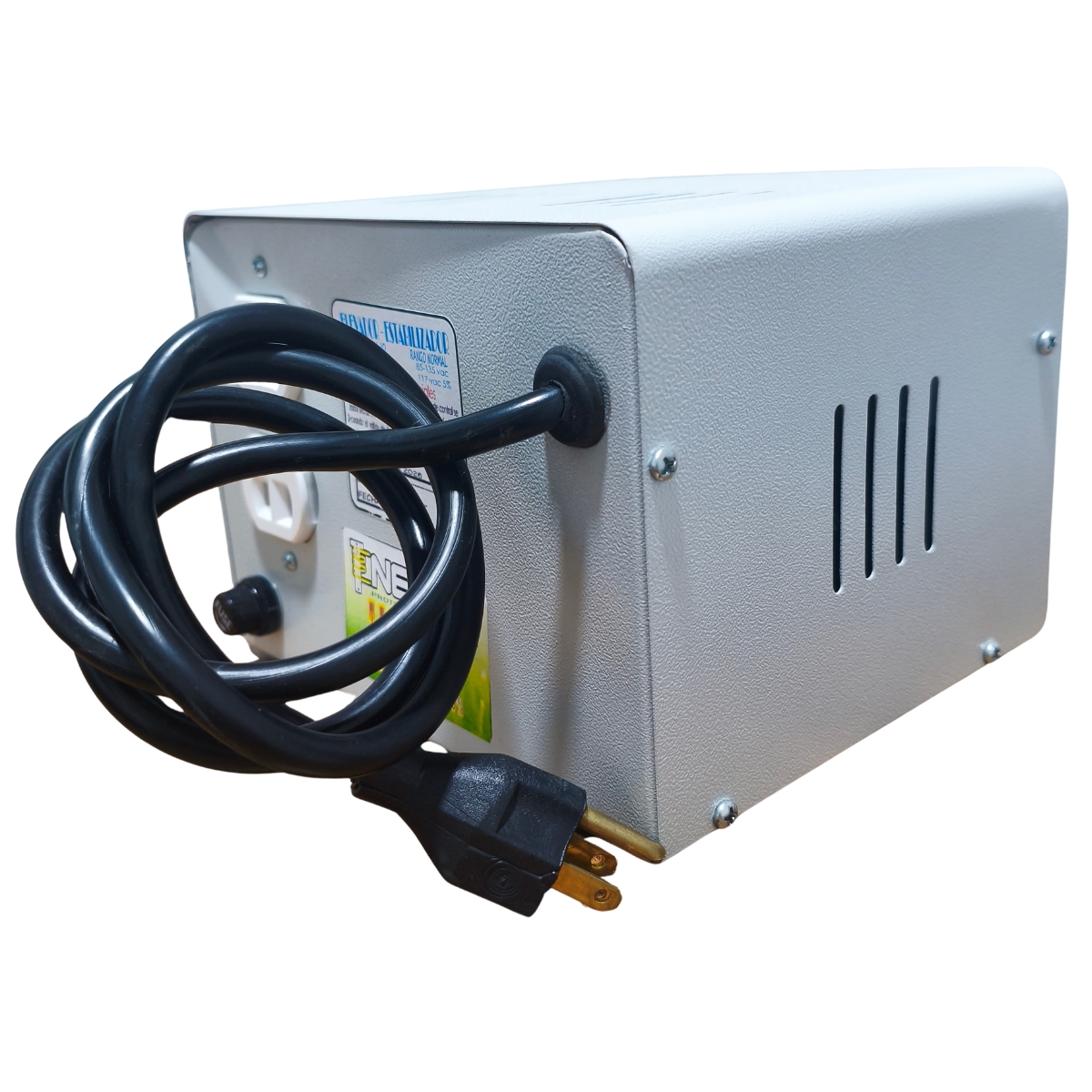 Estabilizador Elevador de Voltaje Tenergy 1500W – Protector de Voltaje Profesional para Neveras y Lavadoras (Modelo TER-1500W) - Imagen 4