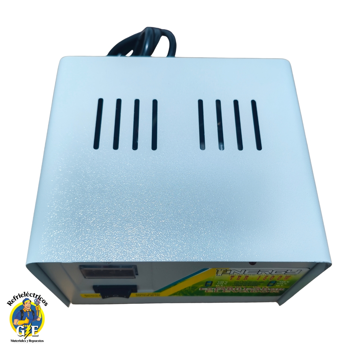 Estabilizador Elevador de Voltaje Tenergy 1500W – Protector de Voltaje Profesional para Neveras y Lavadoras (Modelo TER-1500W) - Imagen 8